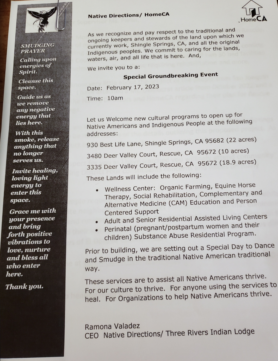 Native Directions Public Articles Related to These Projects β Rescue Deer Valley!